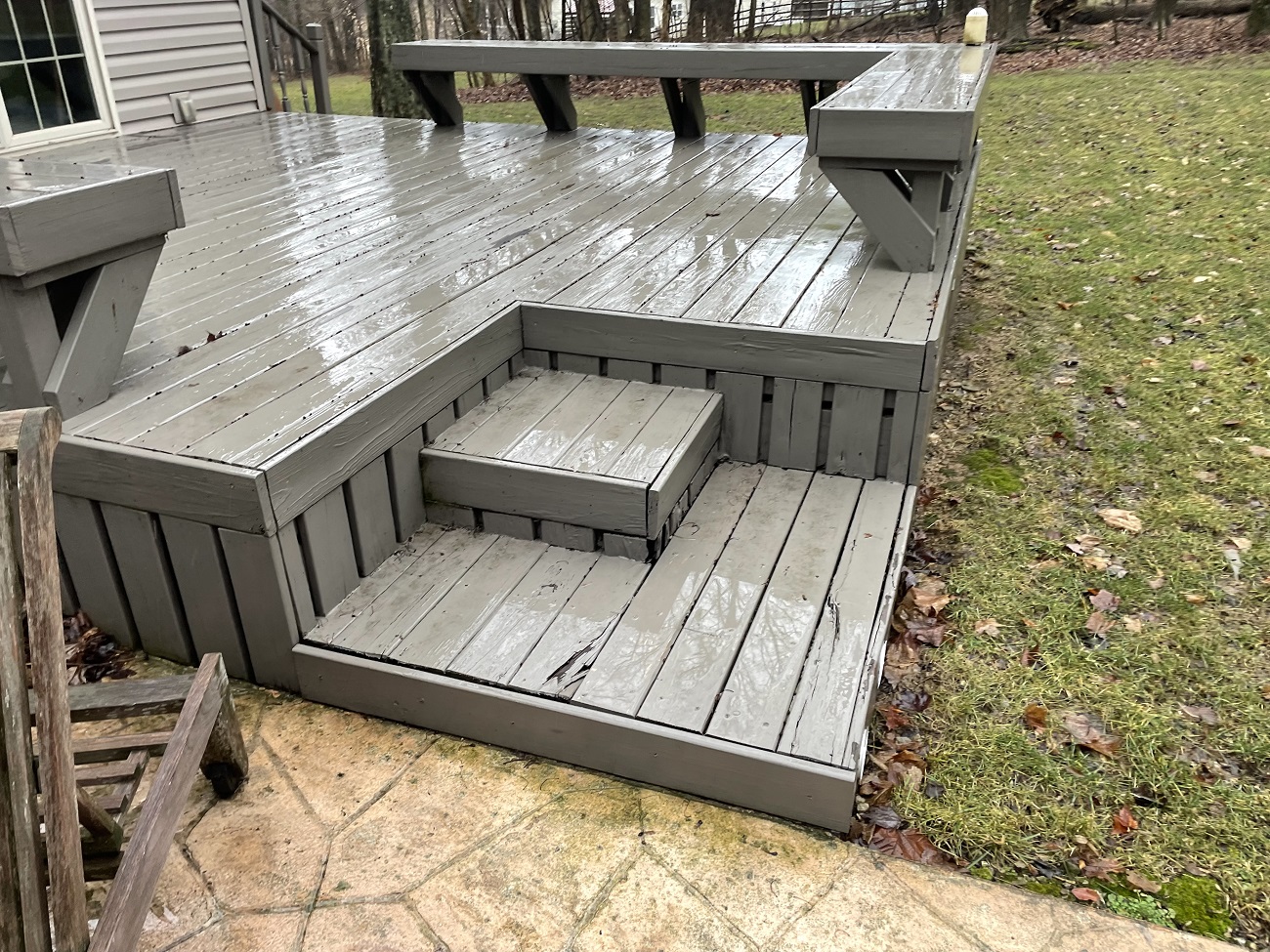 Back Deck Stairs