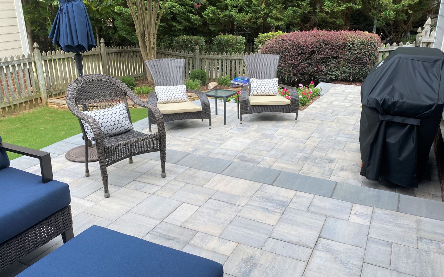 stone patio