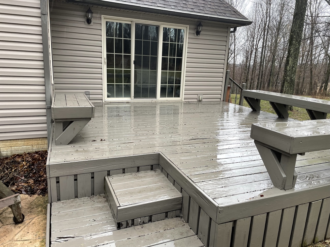 Back Deck Stairs