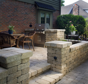 Patio and seating area