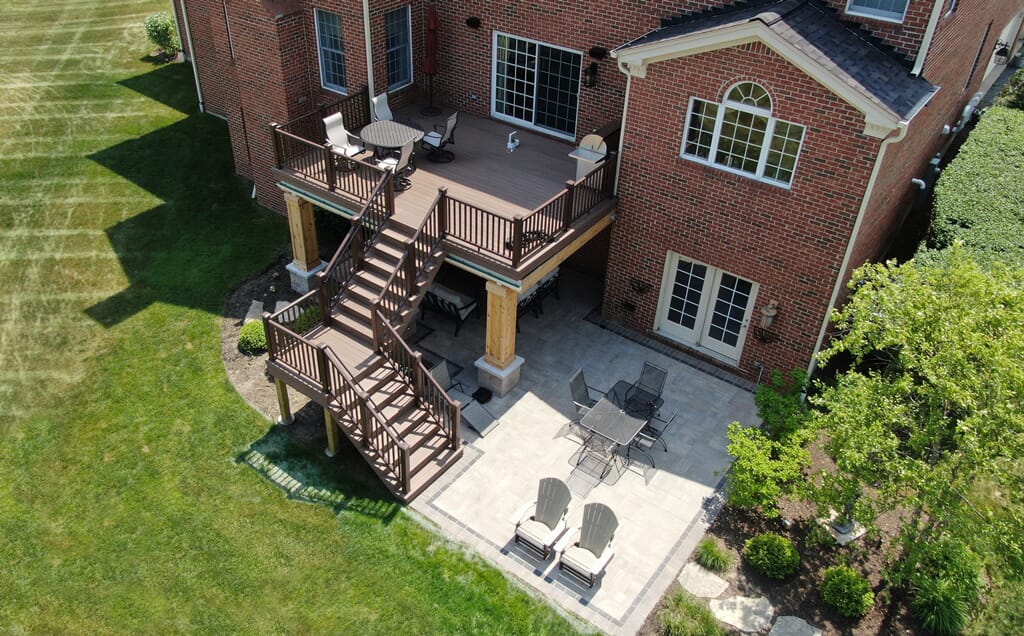 deck and porch combination