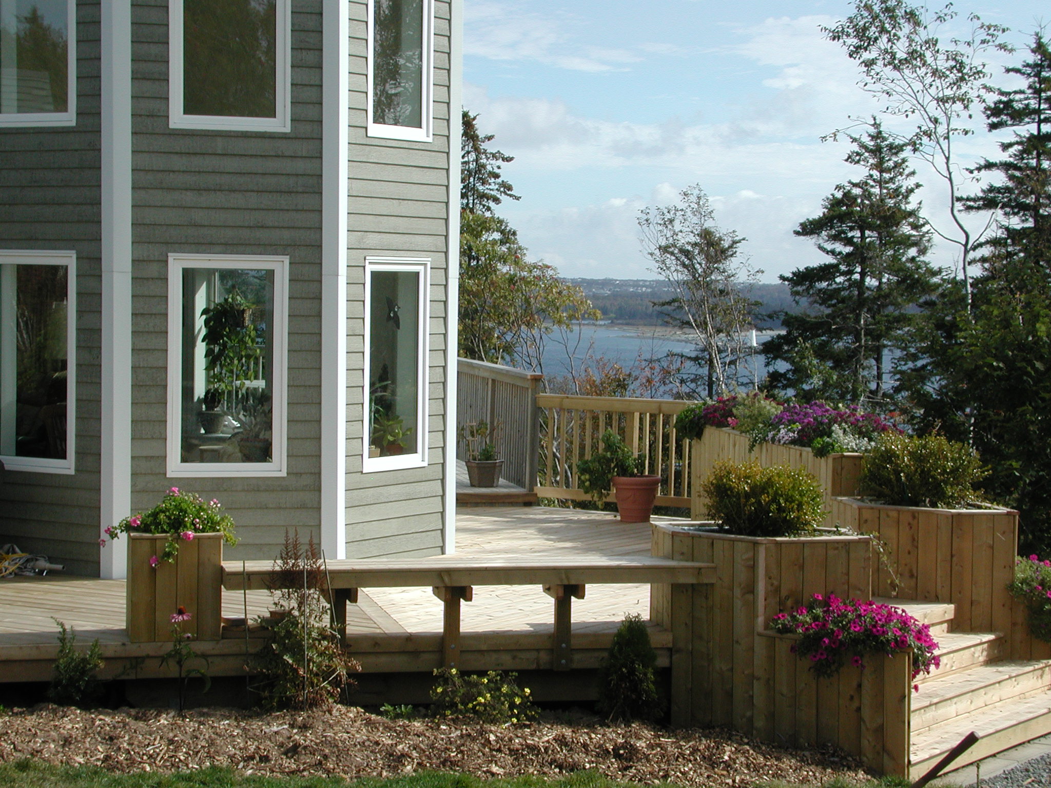 Halifax deck planters