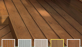 Deck with color swatches 