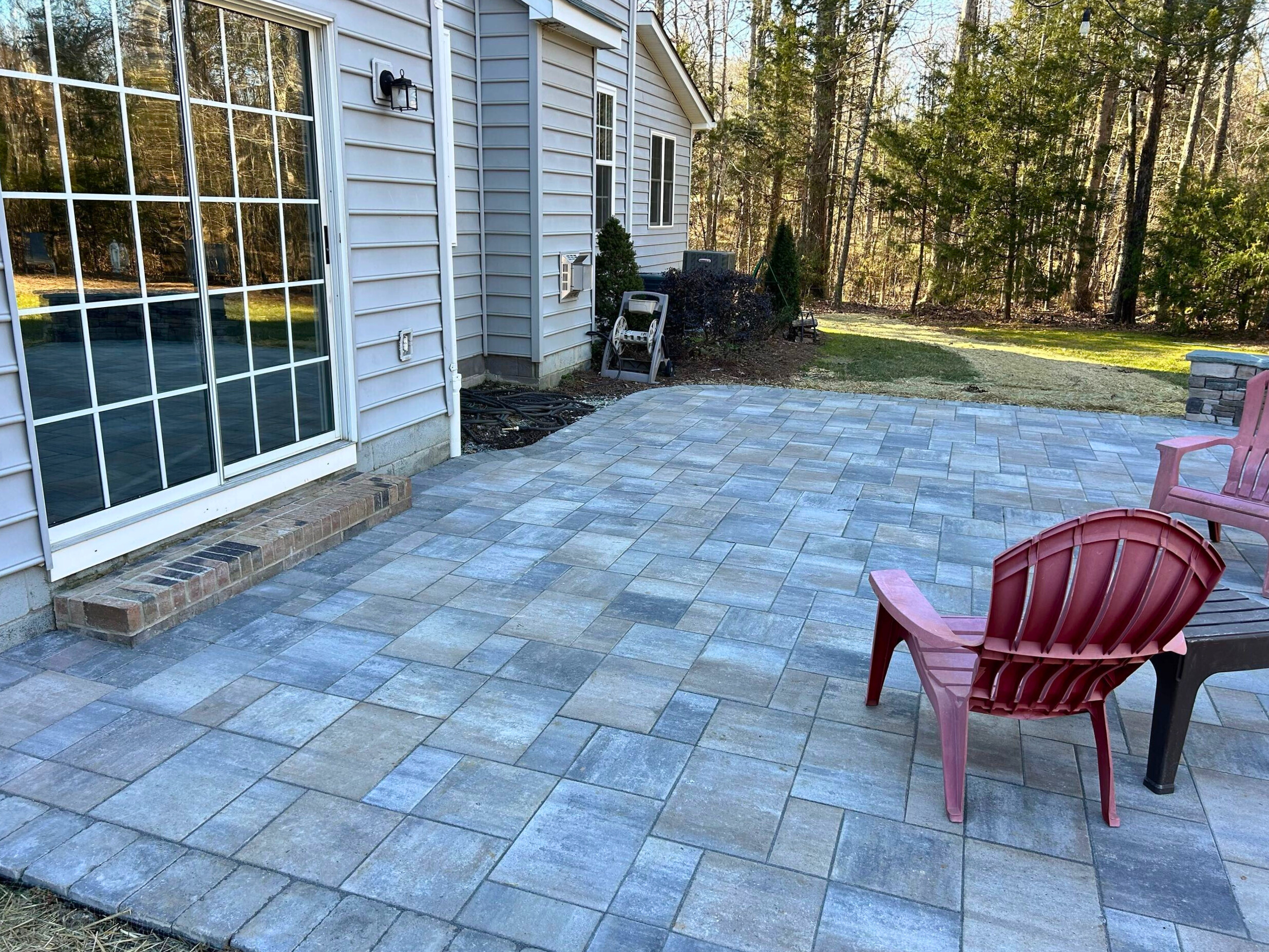 Cornelius paver patio by patio contractor, Archadeck.