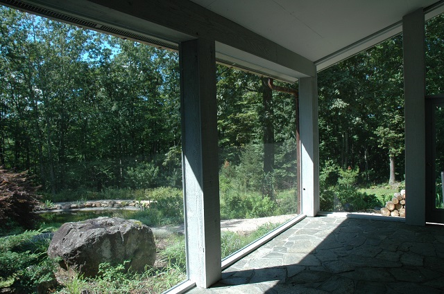 Open air gallery interior