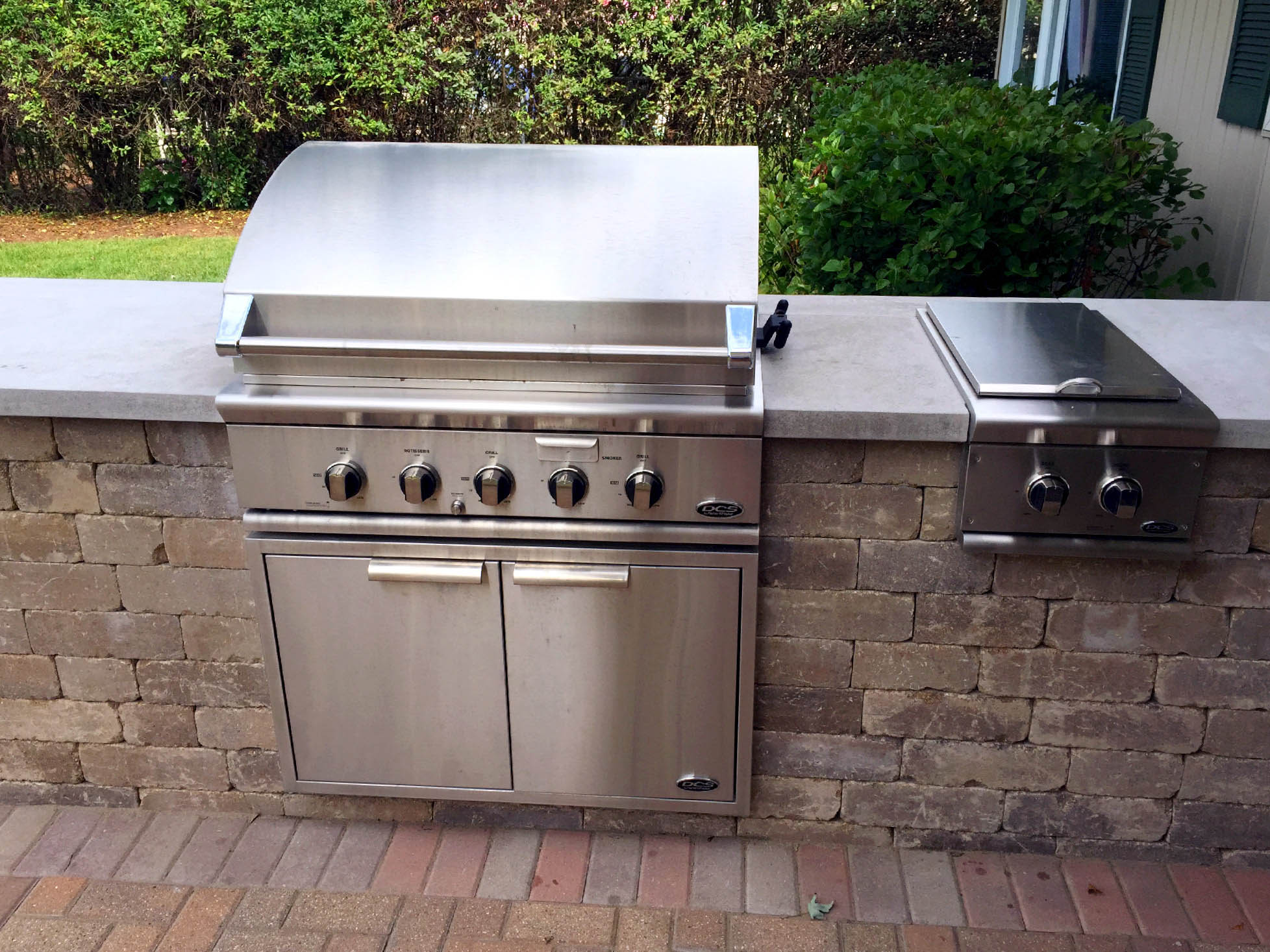 whitestown stainless steel outdoor grilling station