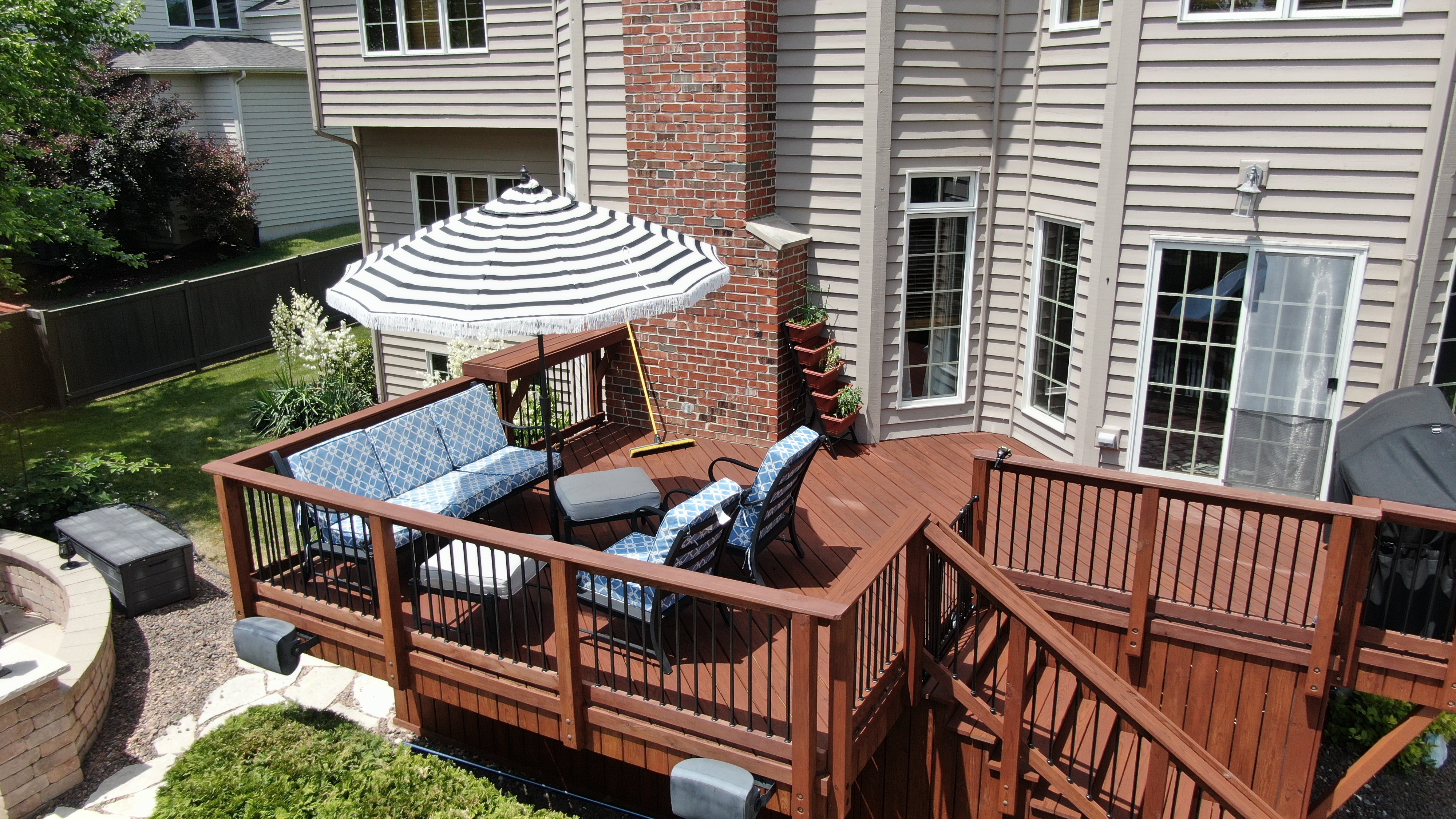 custom wood deck fort wayne indiana
