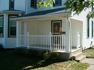 redecking front porch after photo 