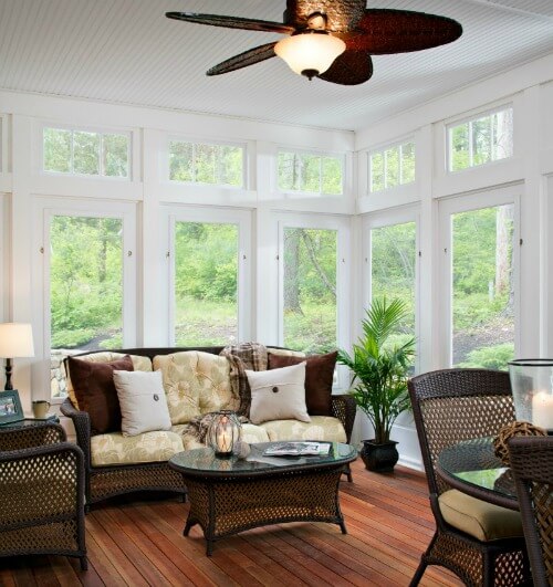 Sunroom interior