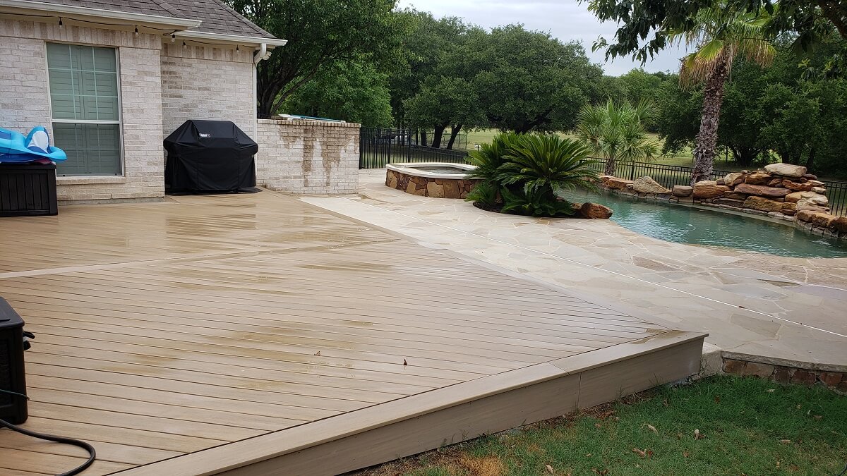 After Archadeck of Austin completed the new backyard space