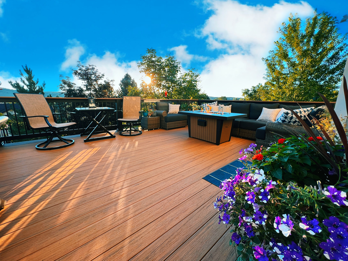 Our custom capabilities shine through on this Littleton deck installation