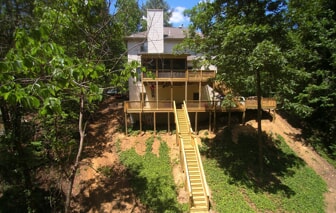 elevated multi level deck 