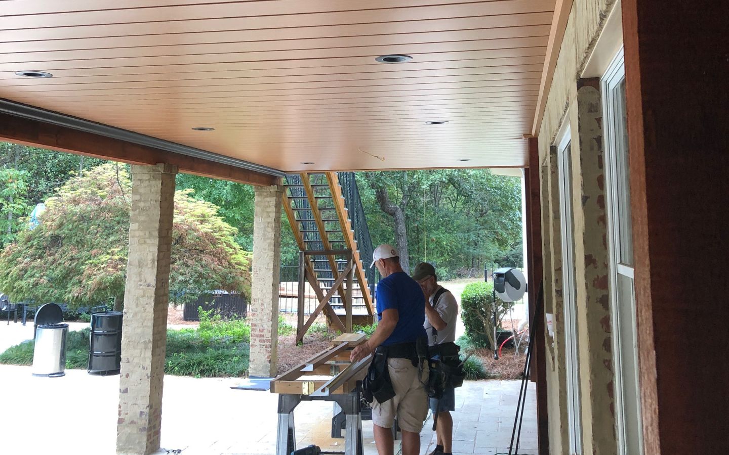 installing under deck ceiling system