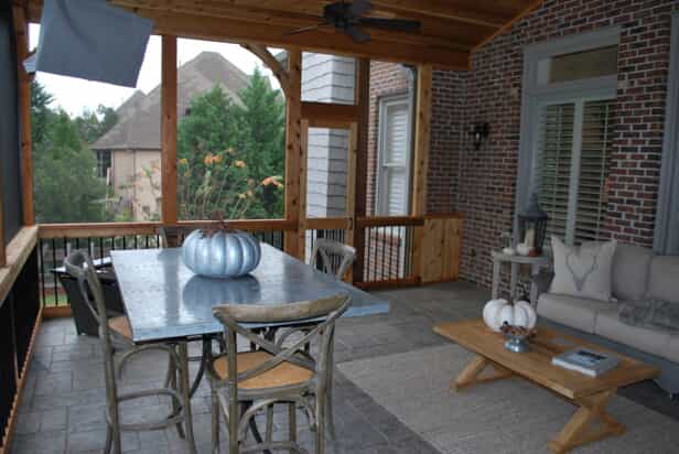 porch and screened porch