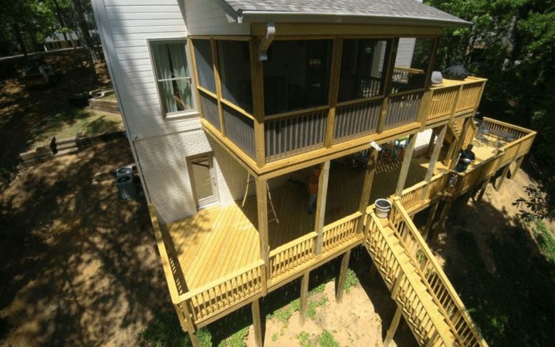 birmingham hillside deck and porches