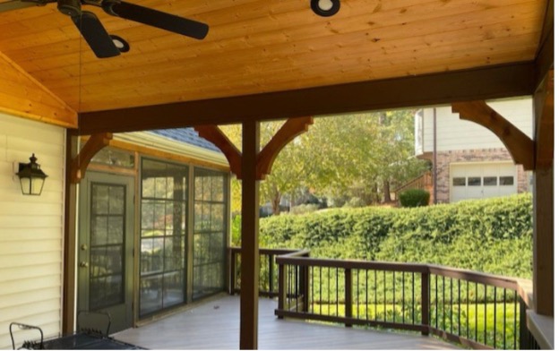 Covered porch designs for Birmingham area homes