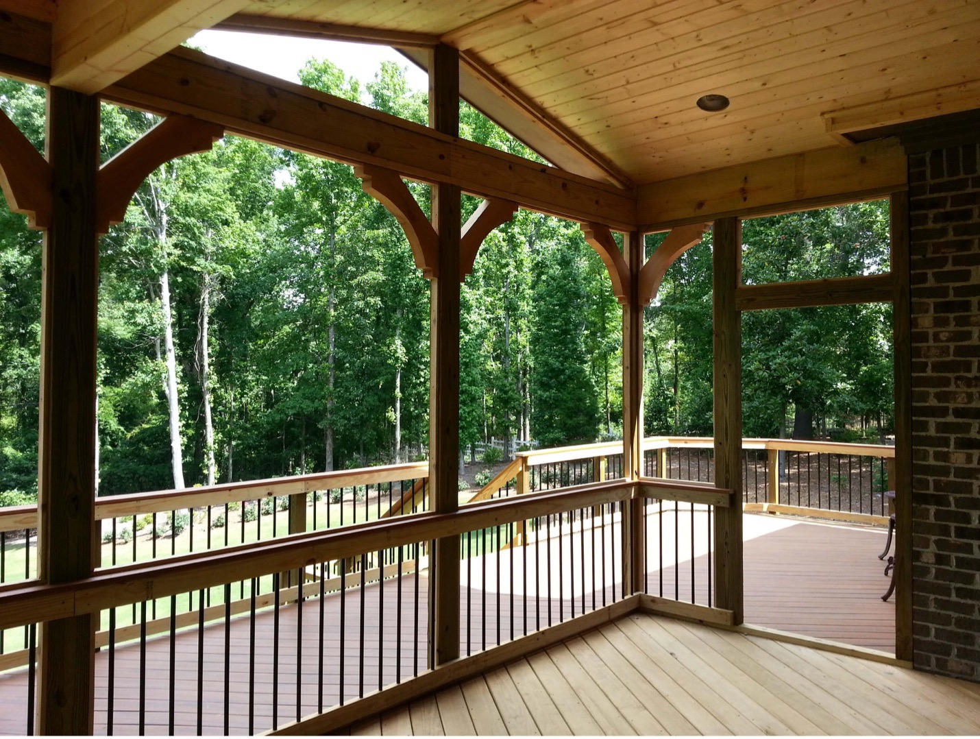 screened porch designs for Birmingham area homes