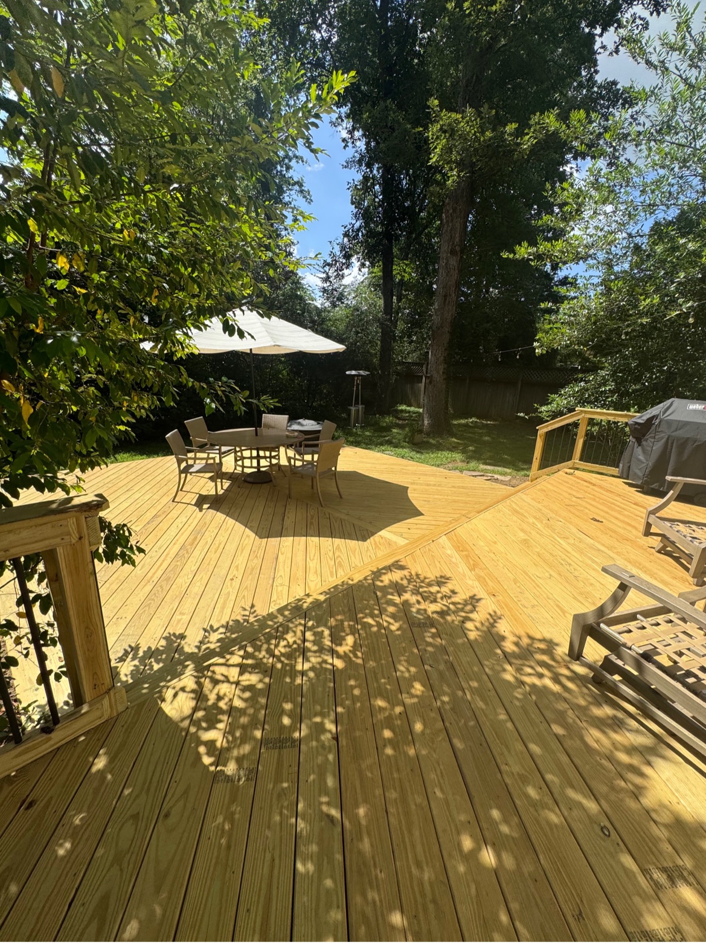 wooden deck designs