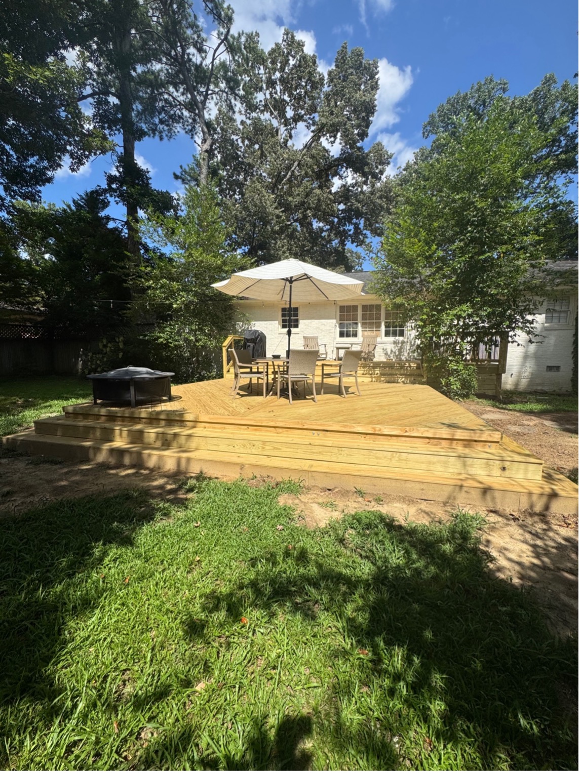 replacing my wooden deck