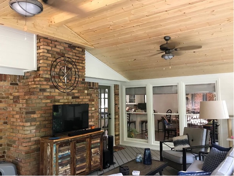 screened porch versatile interior