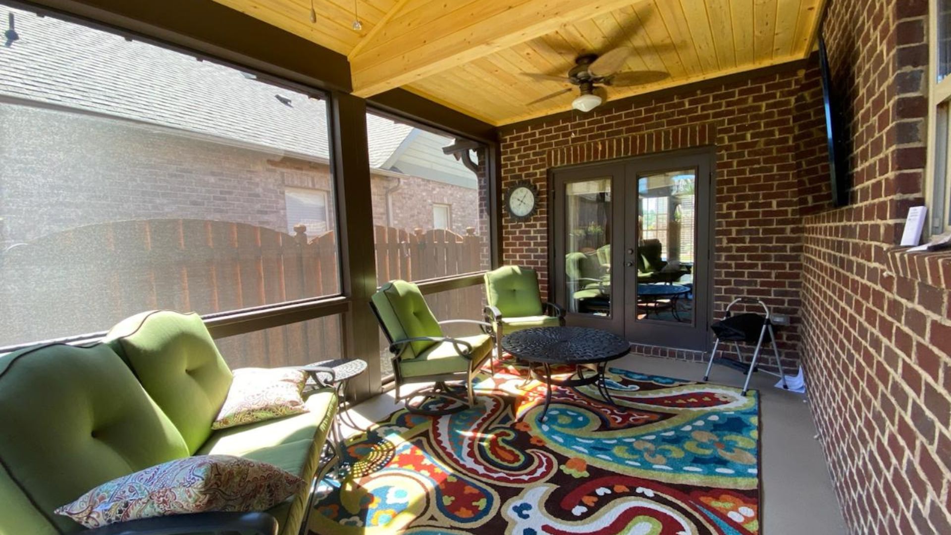 Screened in patio builder