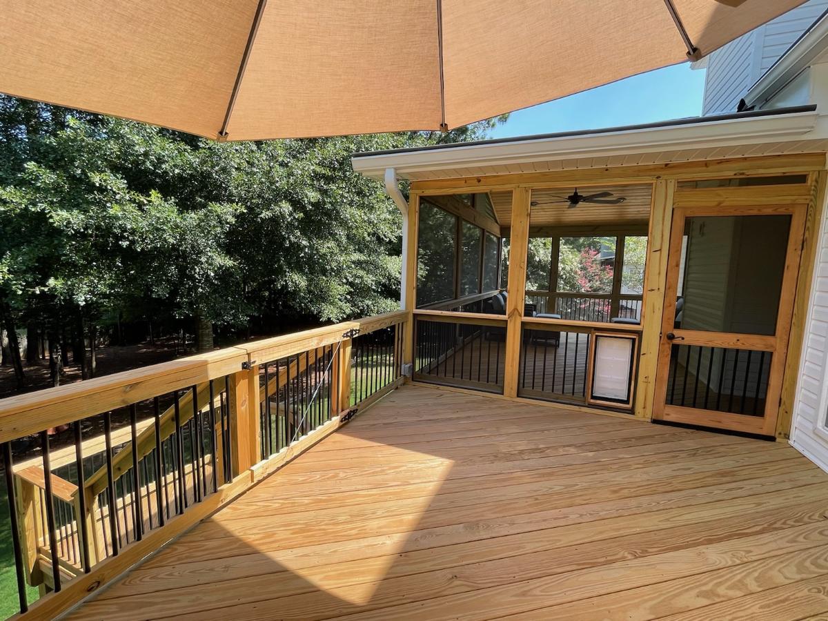 deck and porch combinations