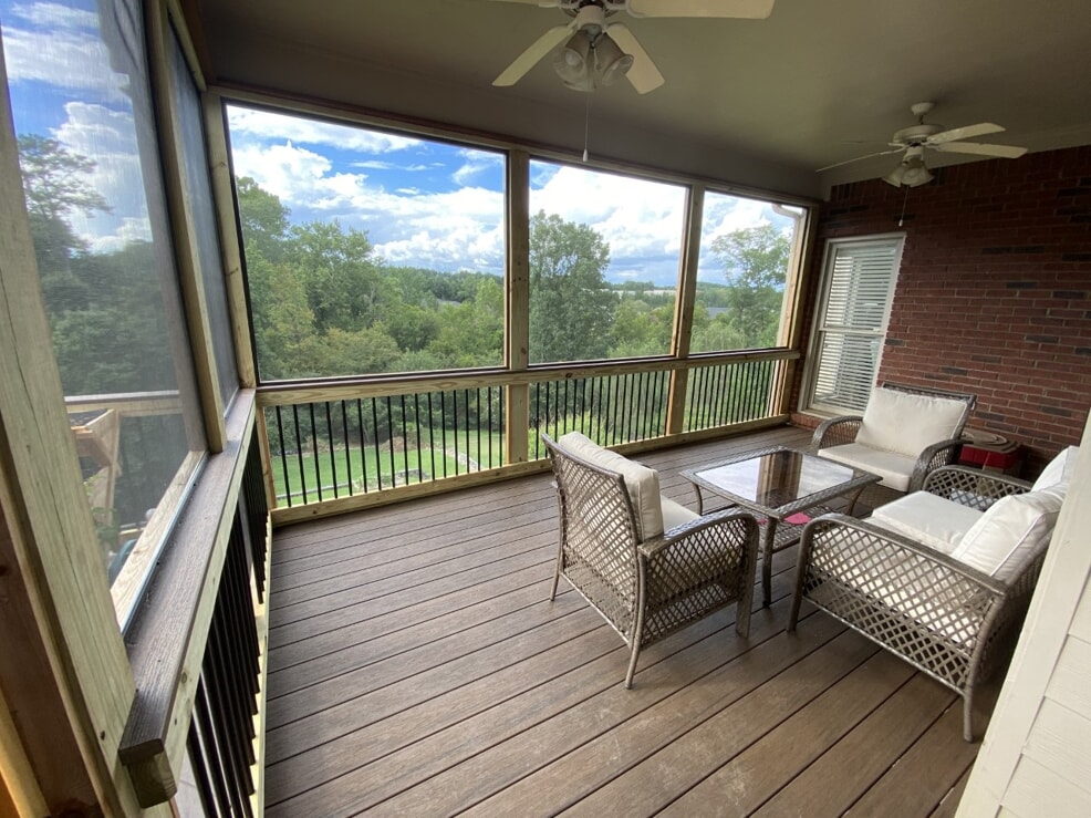screened porch in Homewood
