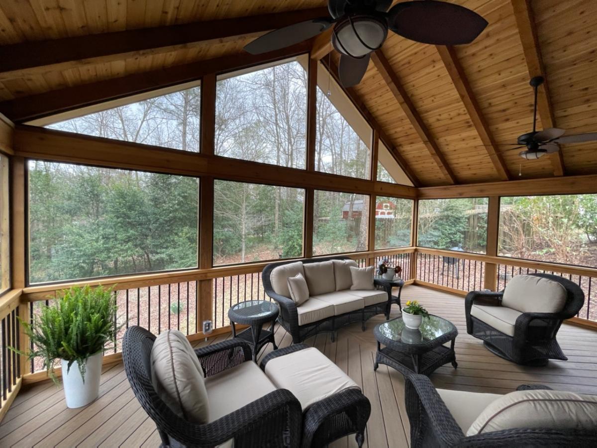 large screened porch 