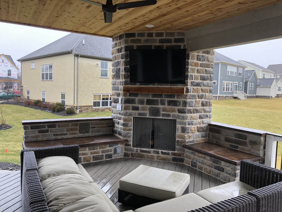 Custom Outdoor Fire Feature