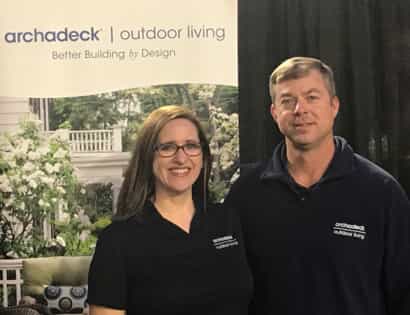 Derek & Carissa Crews, owners Archadeck of Birmingham