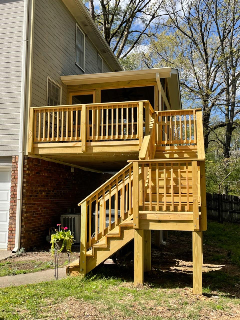 North Shelby County Screened porch and Side Deck Archadeck