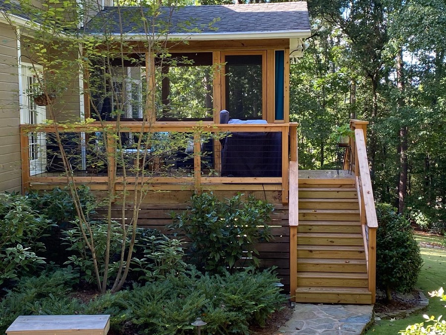 Rustic Deck and Porch Design