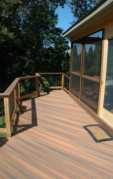 fiberon ipe deck and screened porch