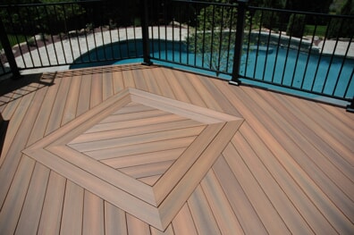 Details of deck design in Cromwell, CT