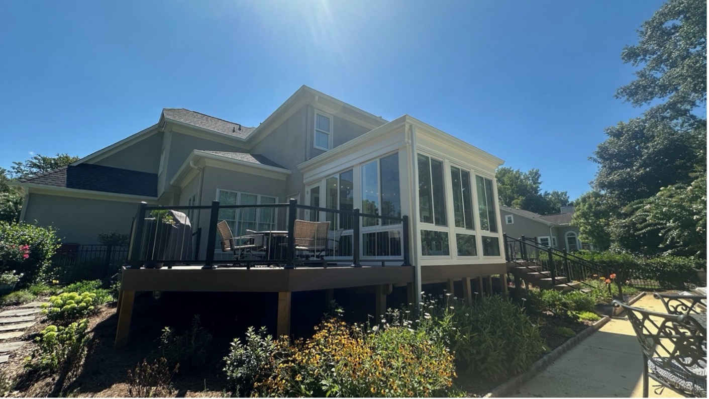 deck and three season porch combo space Macon GA