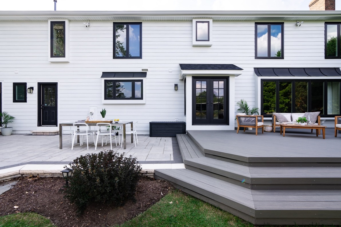 deck and patio combination