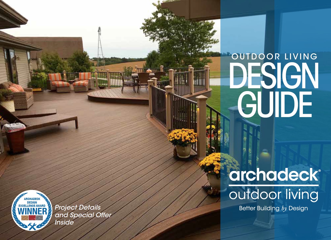 2017 Outdoor Living Design Guide winning design cover 