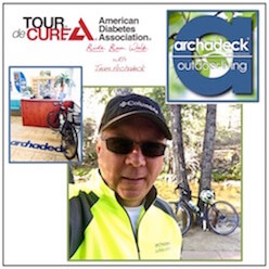 Tour de Cure feature with cyclist