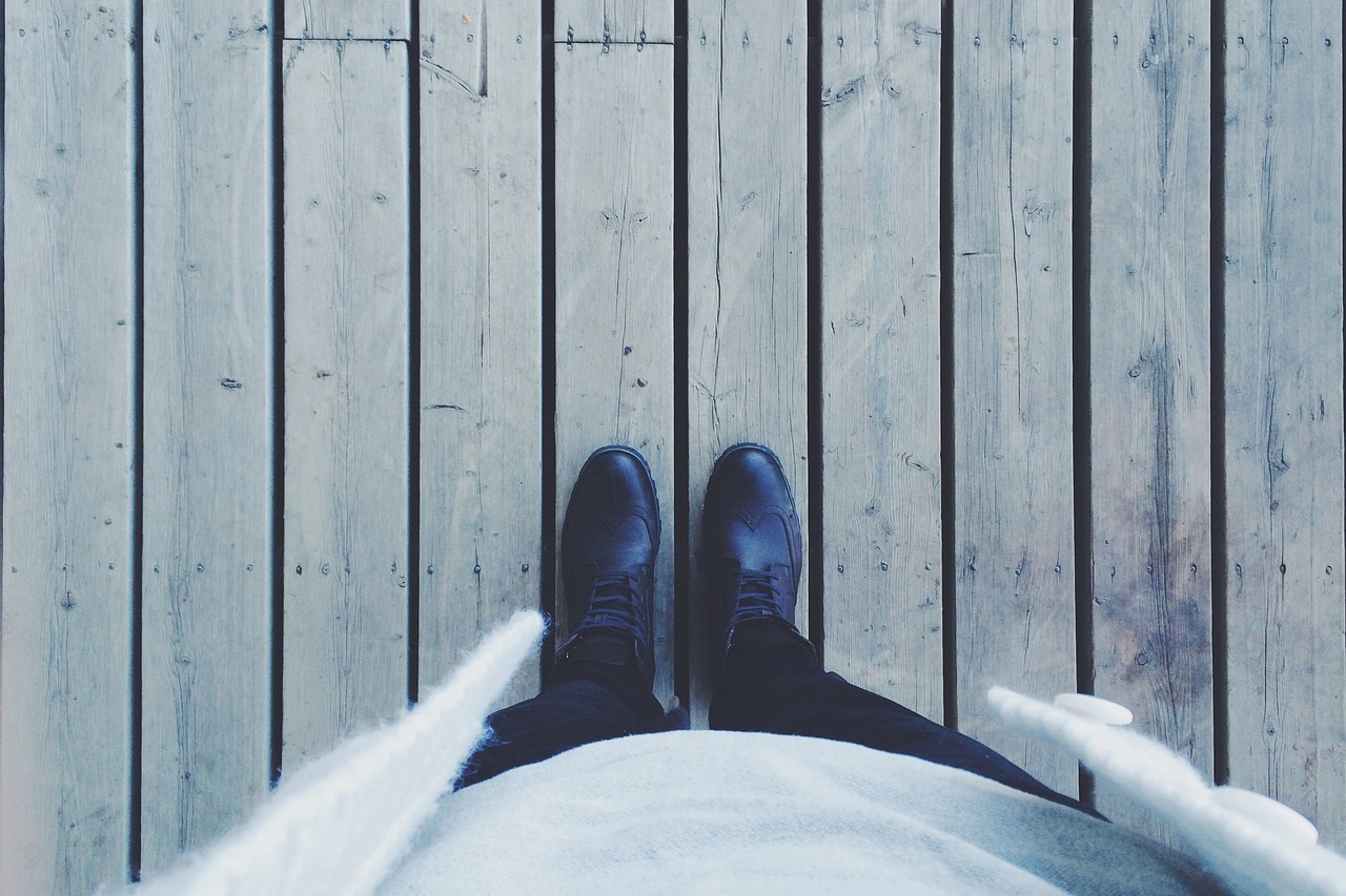 Picture of someone standing on deck