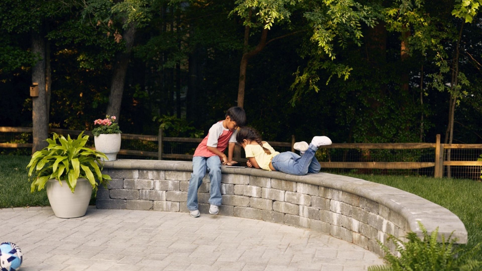 family friendly hardscape designs