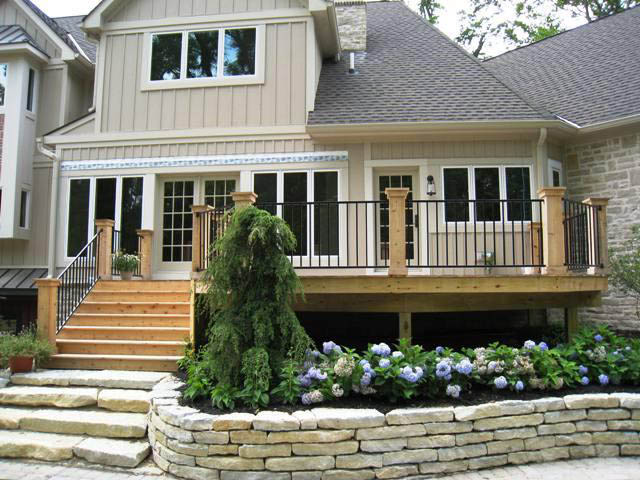 columbus pt pine wooden deck builders