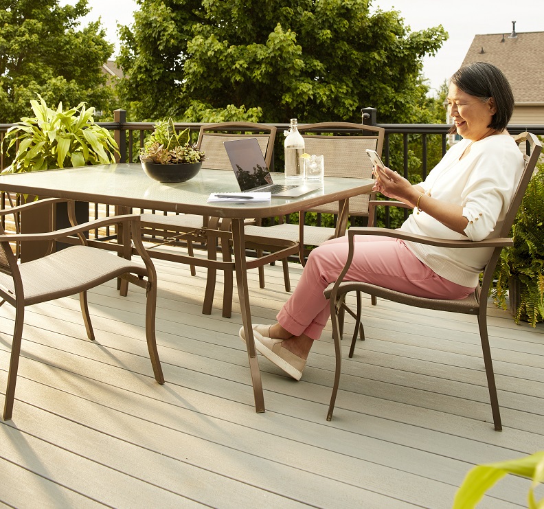 deck enjoyment in the perfect space 