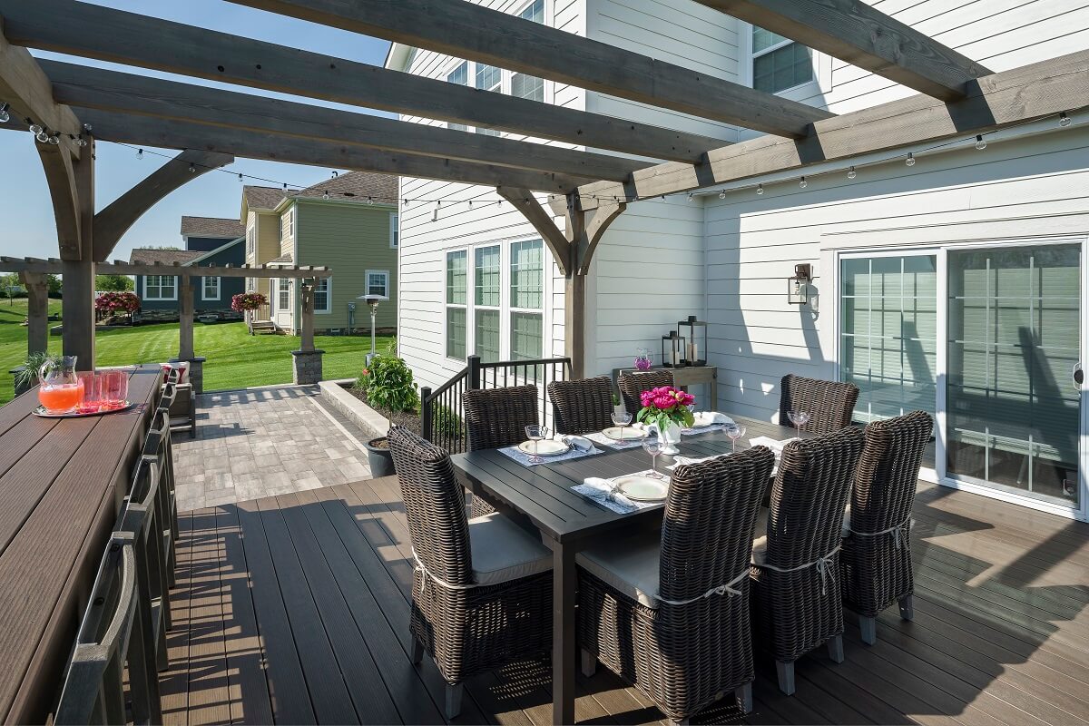 Deck and Patio Combination