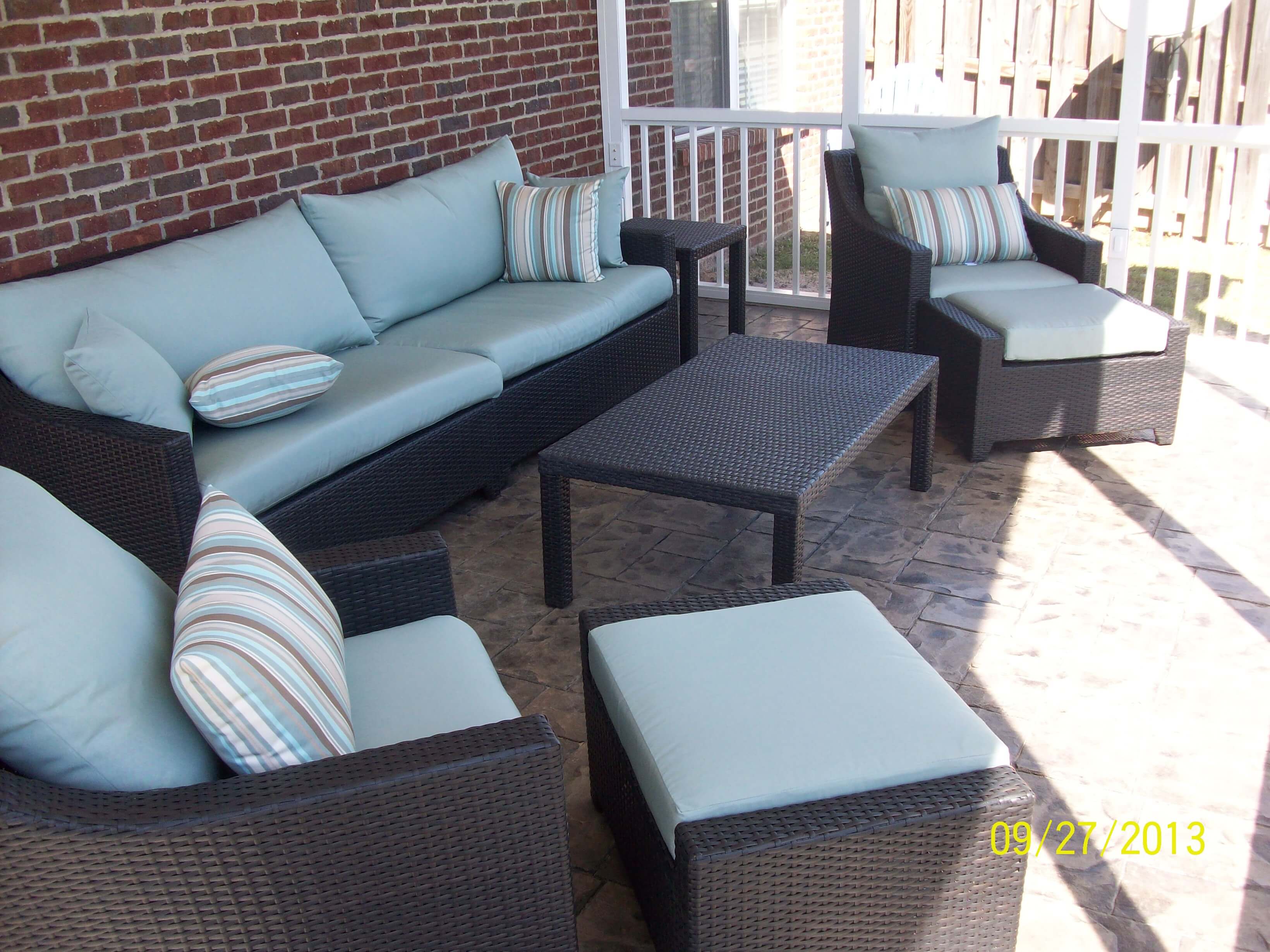 Outdoor seating area