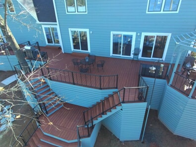 outdoor multi level deck 