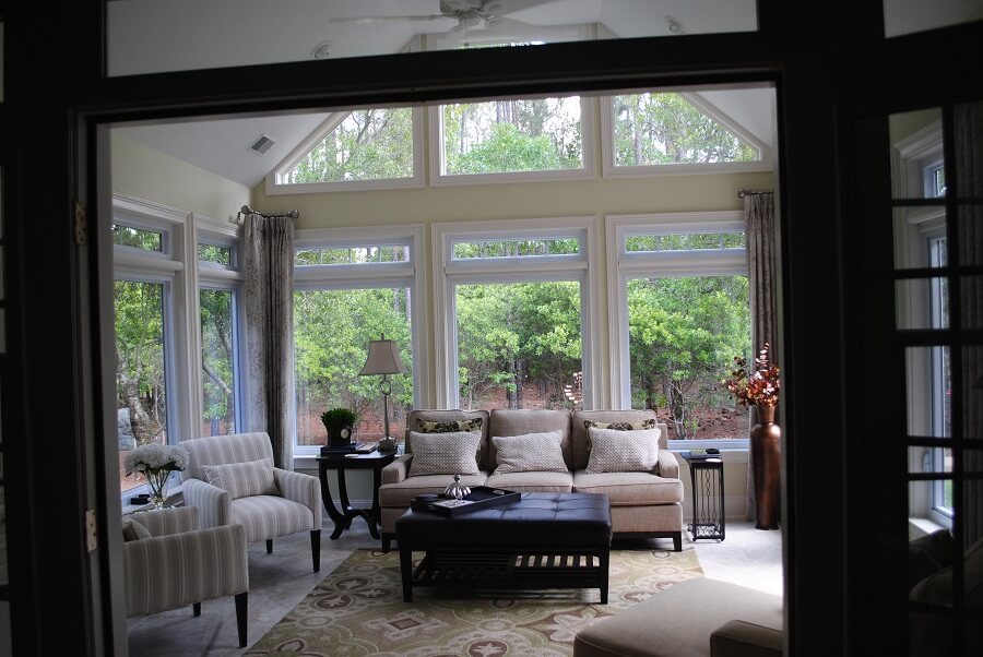 Furnished sunroom