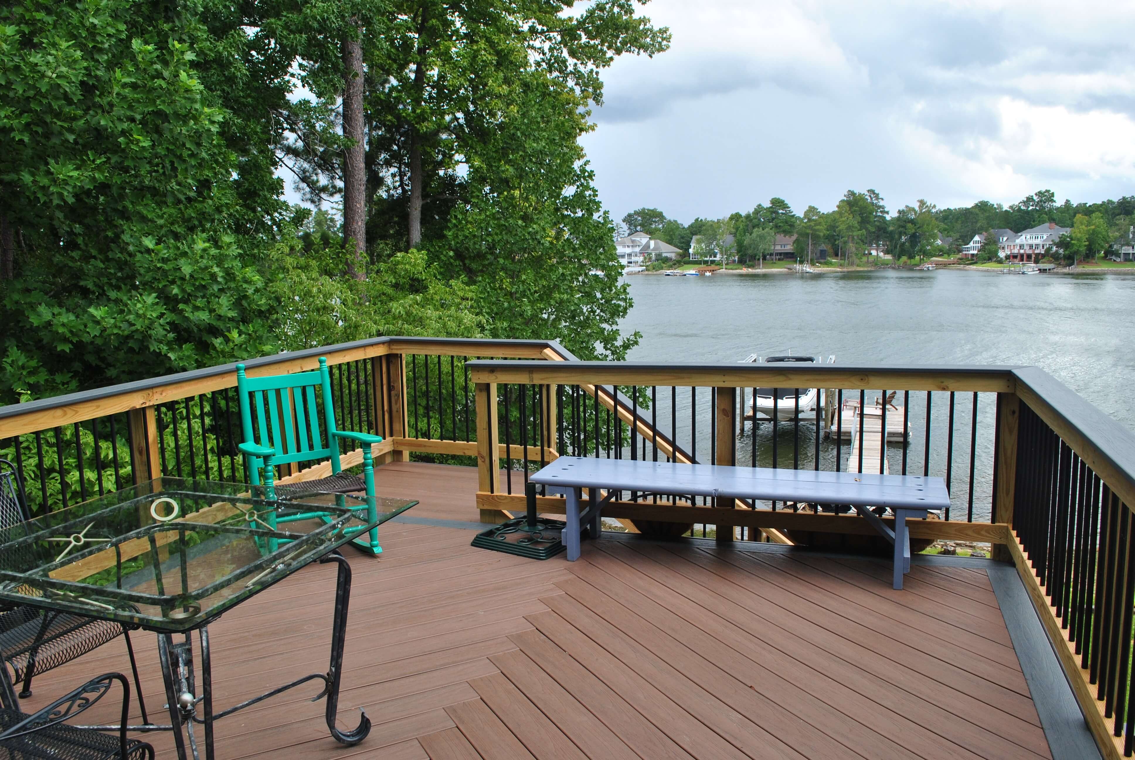 lakeside deck
