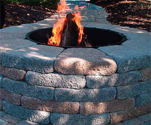 Belgard's Country Manor fire pit kit