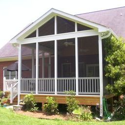 Columbia SC deck and screened porch combination would make the perfect spot to watch and play football this fall.