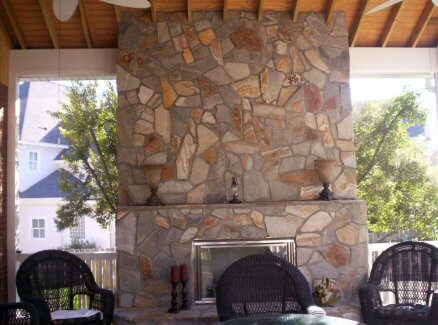 Columbia SC outdoor fireplaces